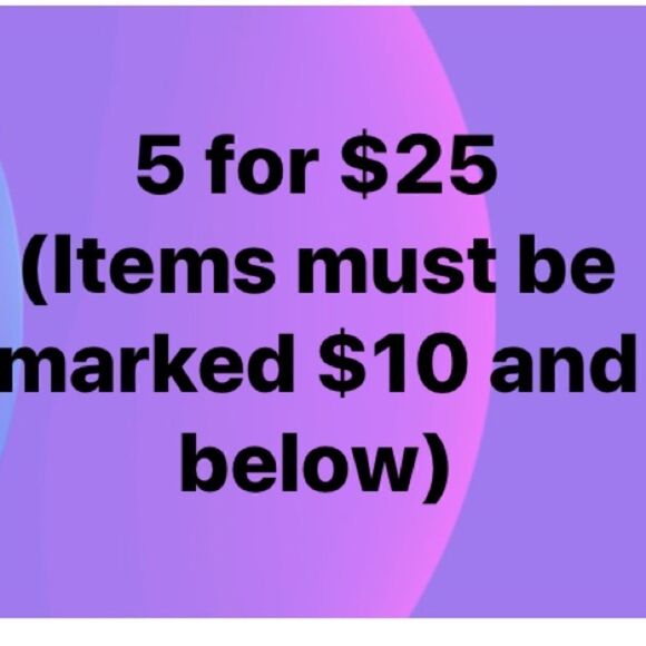 5/$15 SALE or 5/$25 SALE - Picture 2 of 8